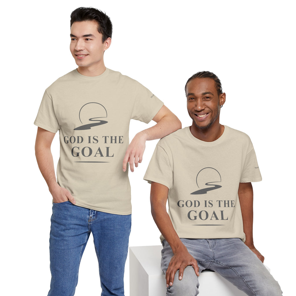 God is the Goal Unisex Heavy Cotton Tee