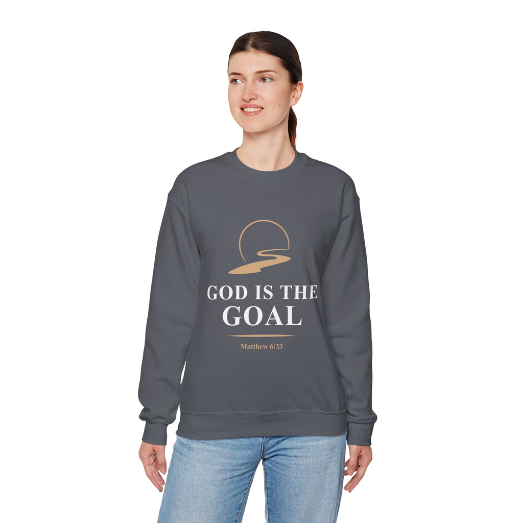 God is the Goal Crewneck Sweatshirt