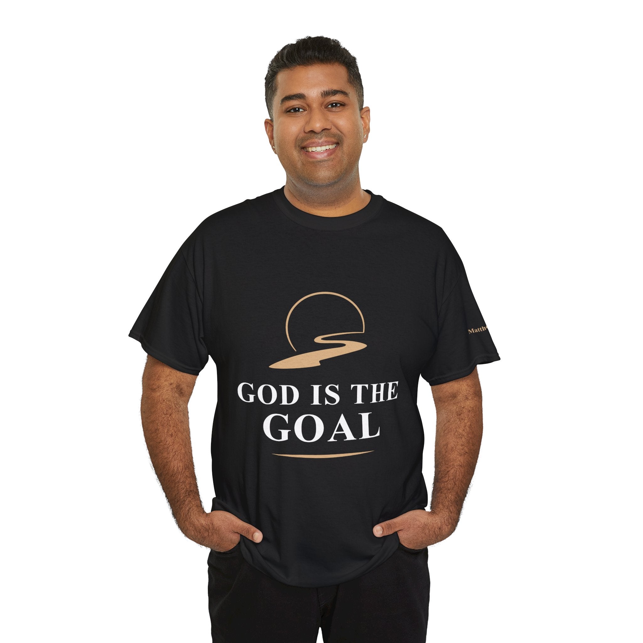 God is the Goal Unisex Heavy Cotton Tee