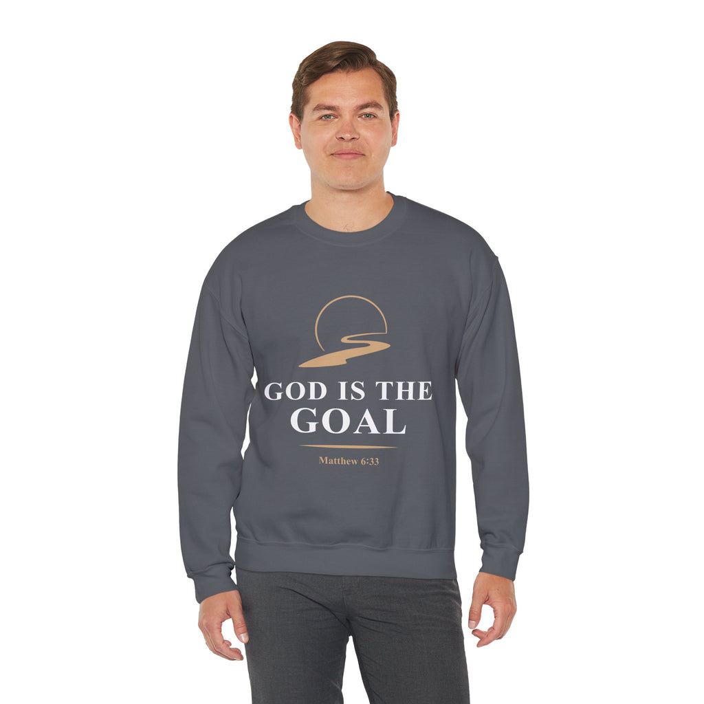 God is the Goal Crewneck Sweatshirt