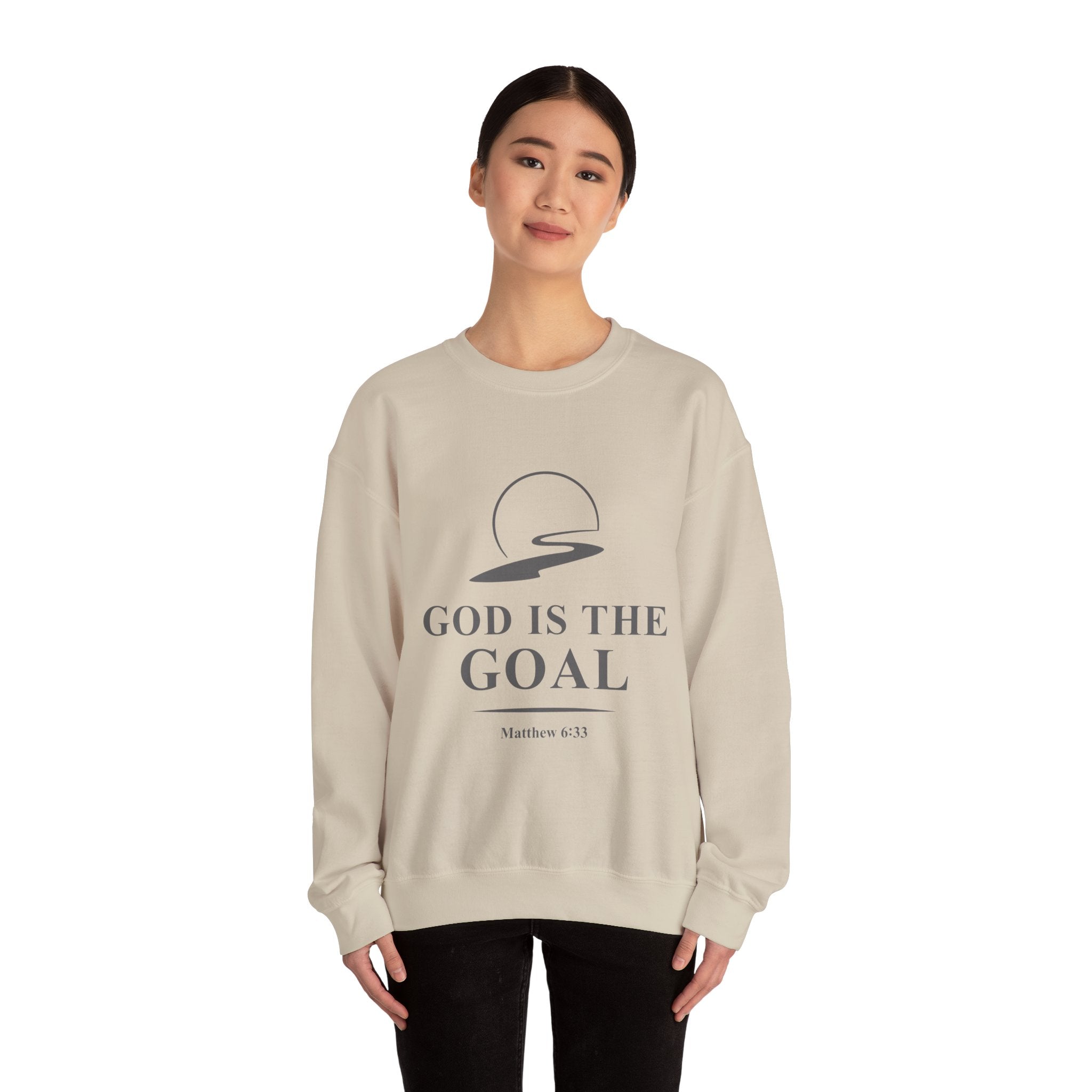 God is the Goal Crewneck Sweatshirt