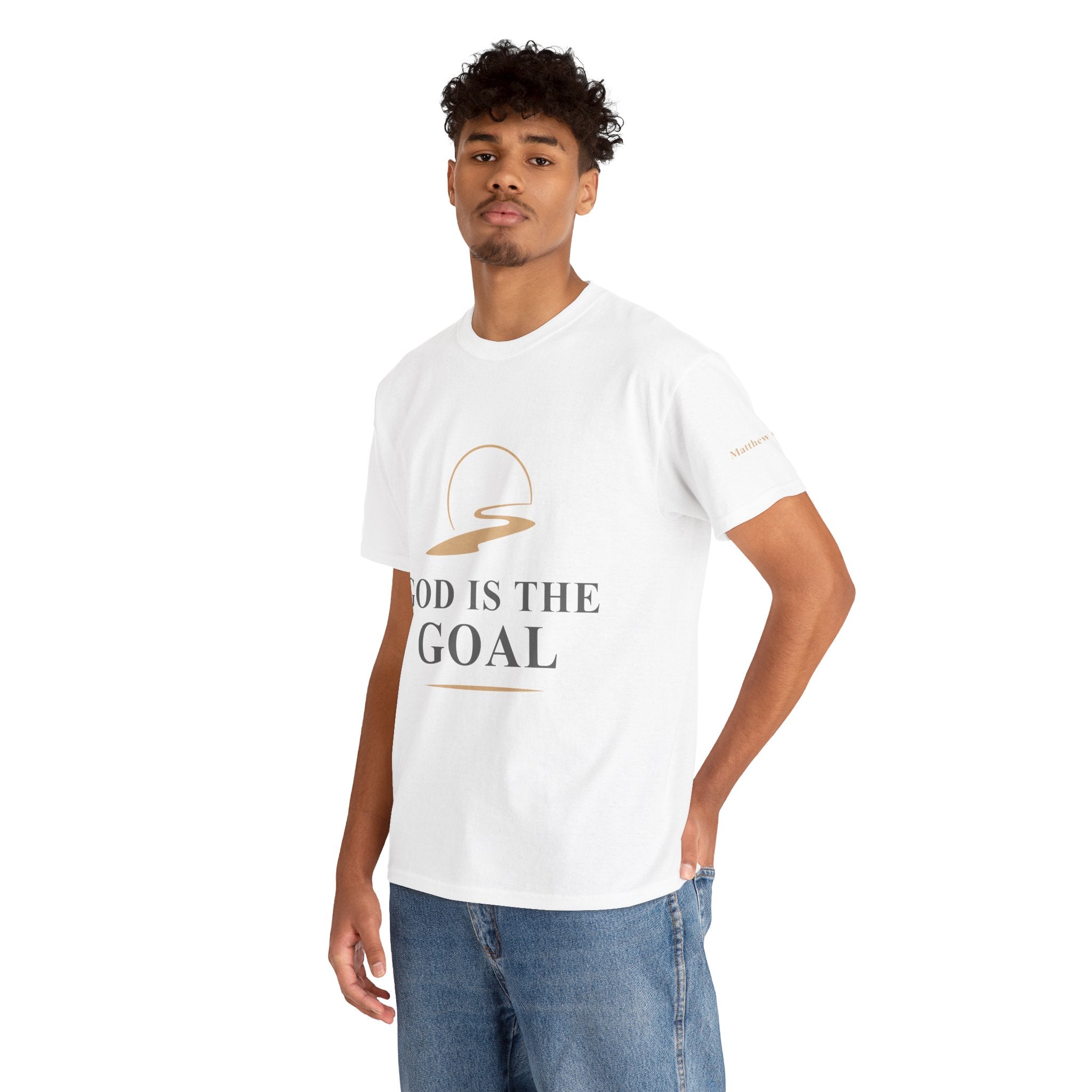 God is the Goal Unisex Heavy Cotton Tee