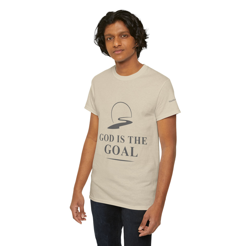 God is the Goal Unisex Heavy Cotton Tee