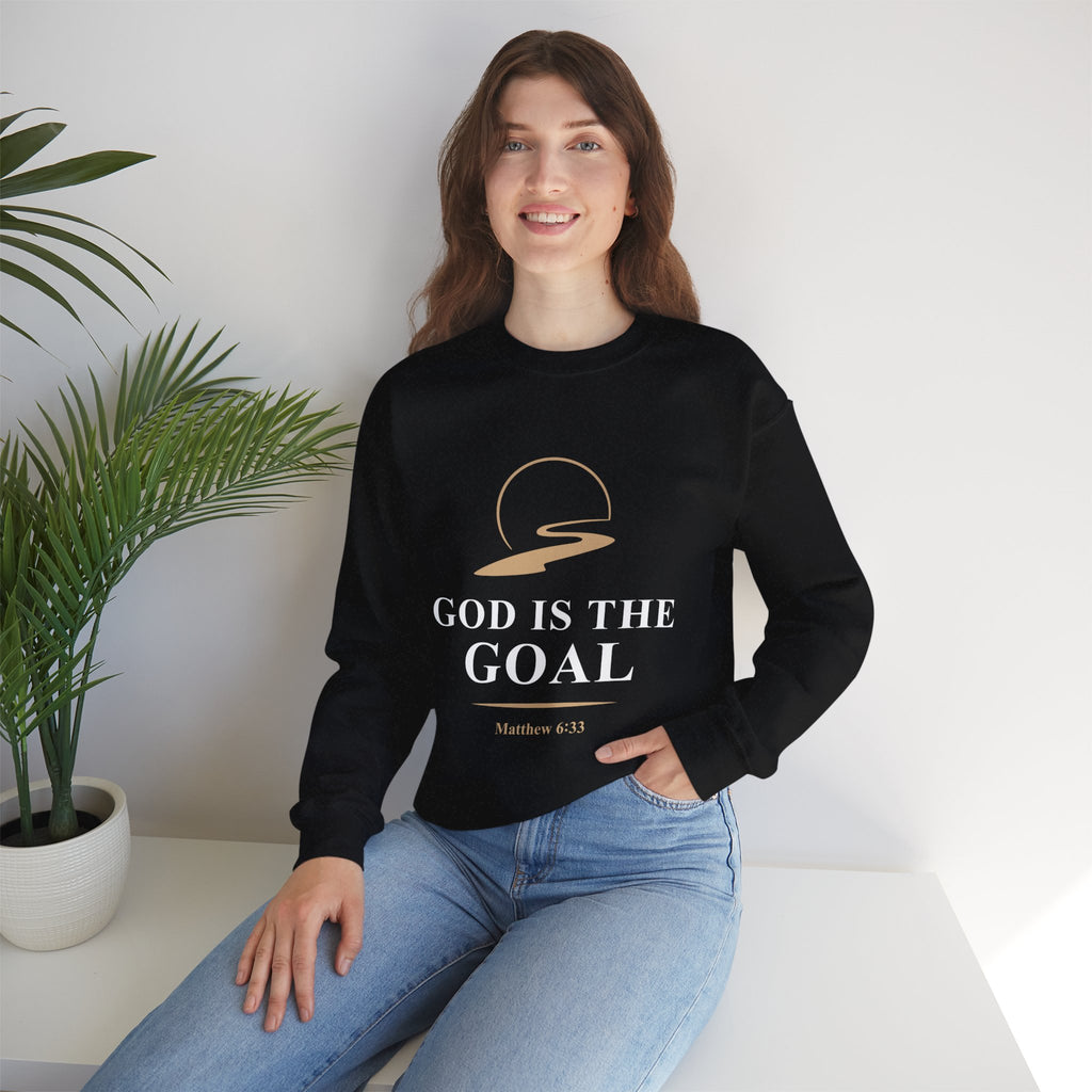God is the Goal Crewneck Sweatshirt