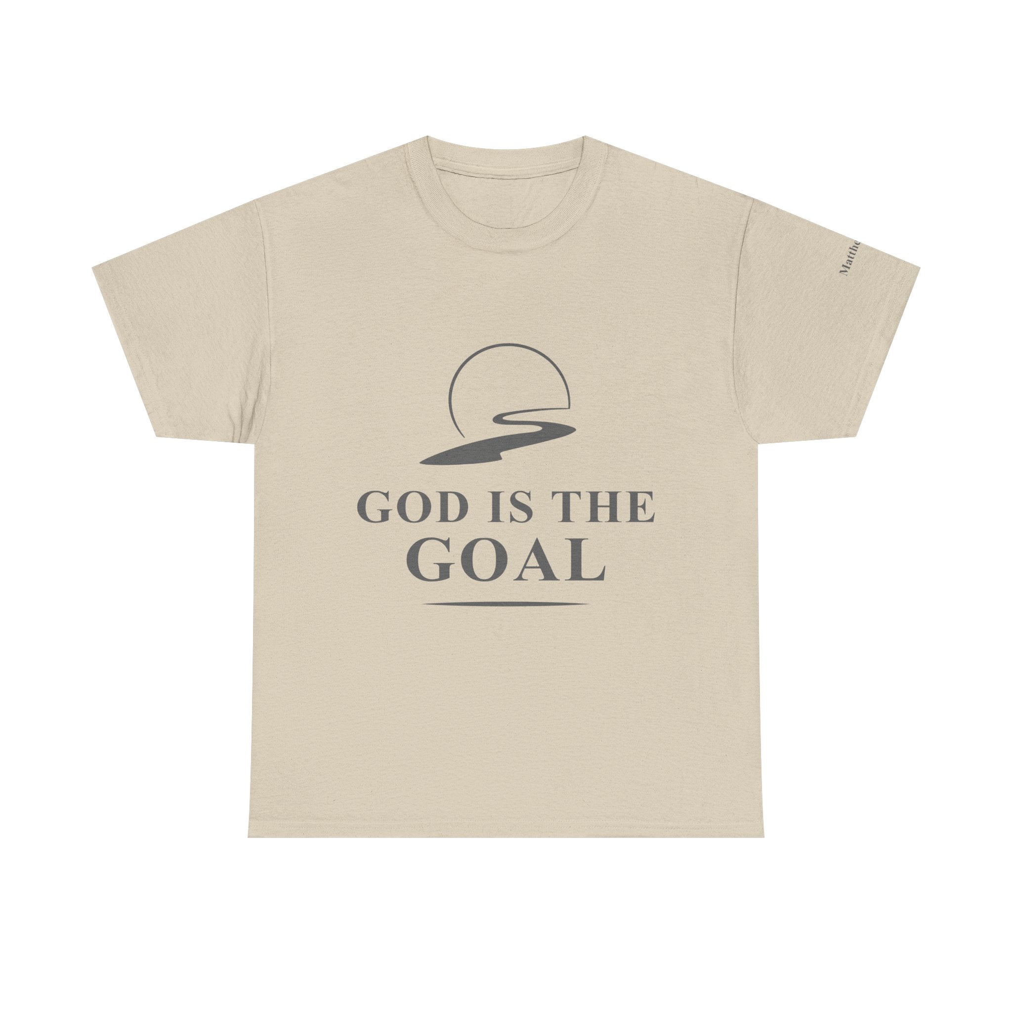 God is the Goal Unisex Heavy Cotton Tee