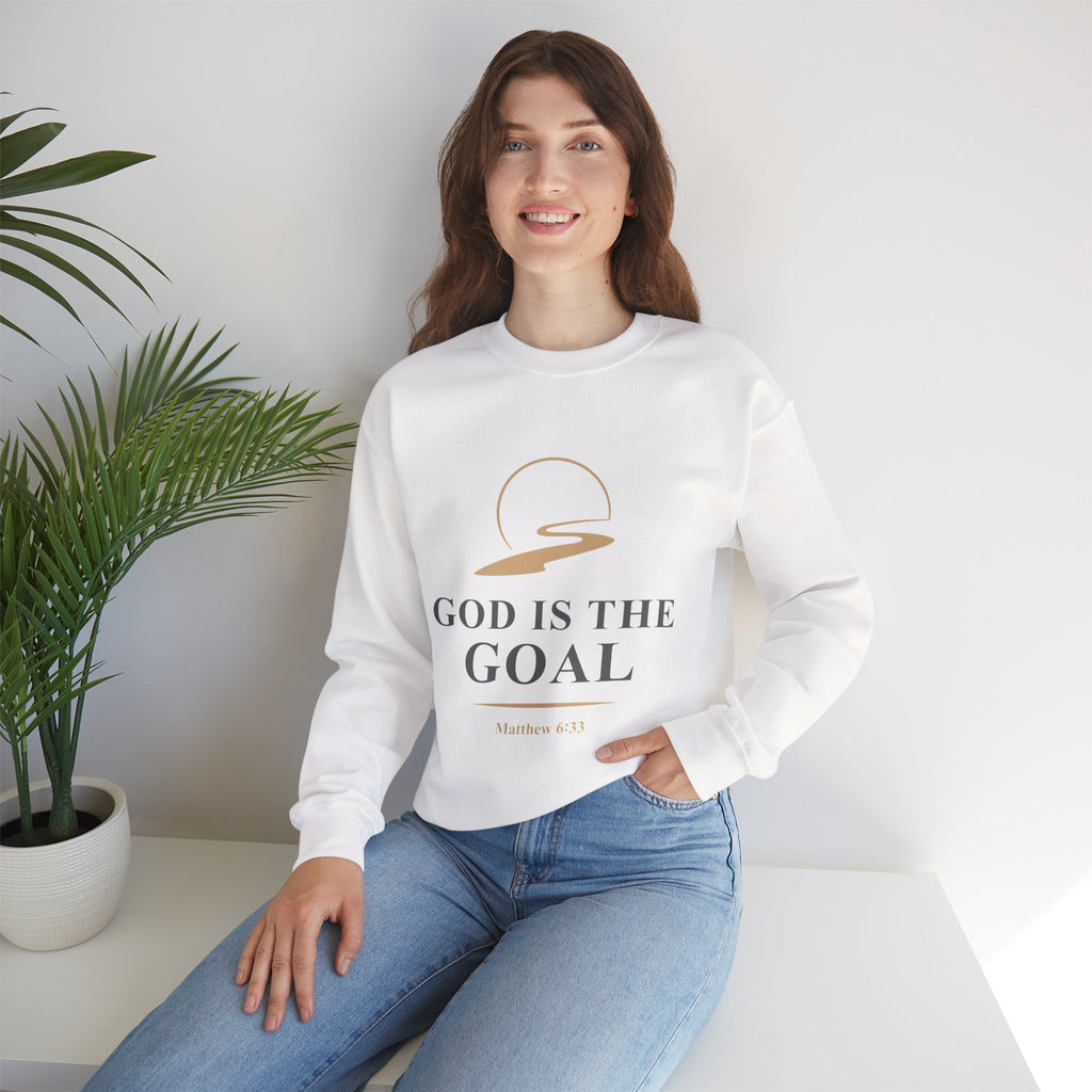 God is the Goal Crewneck Sweatshirt