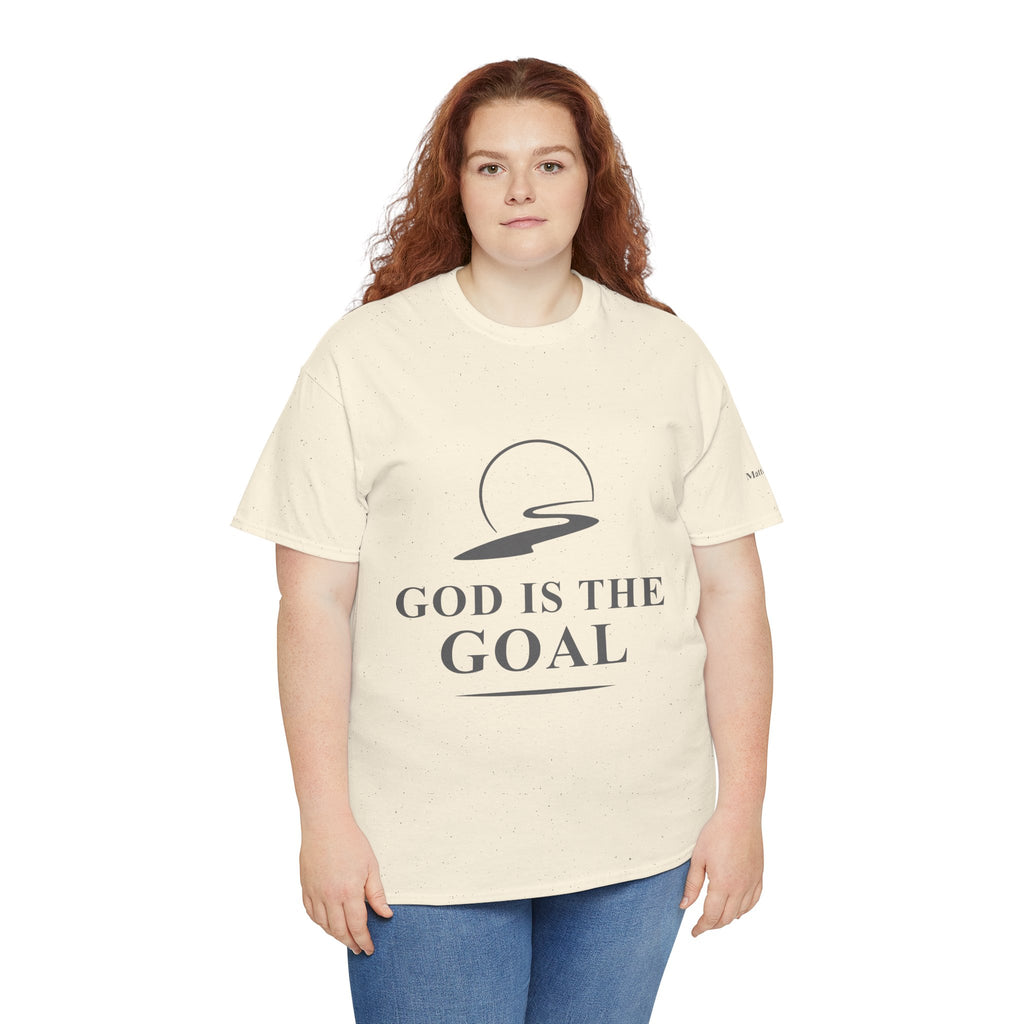 God is the Goal Unisex Heavy Cotton Tee