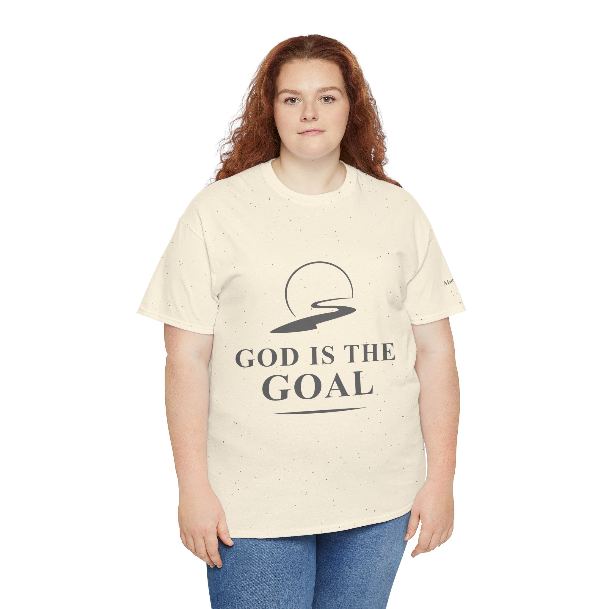 God is the Goal Unisex Heavy Cotton Tee