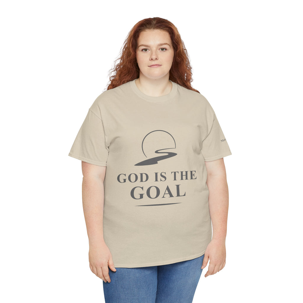 God is the Goal Unisex Heavy Cotton Tee