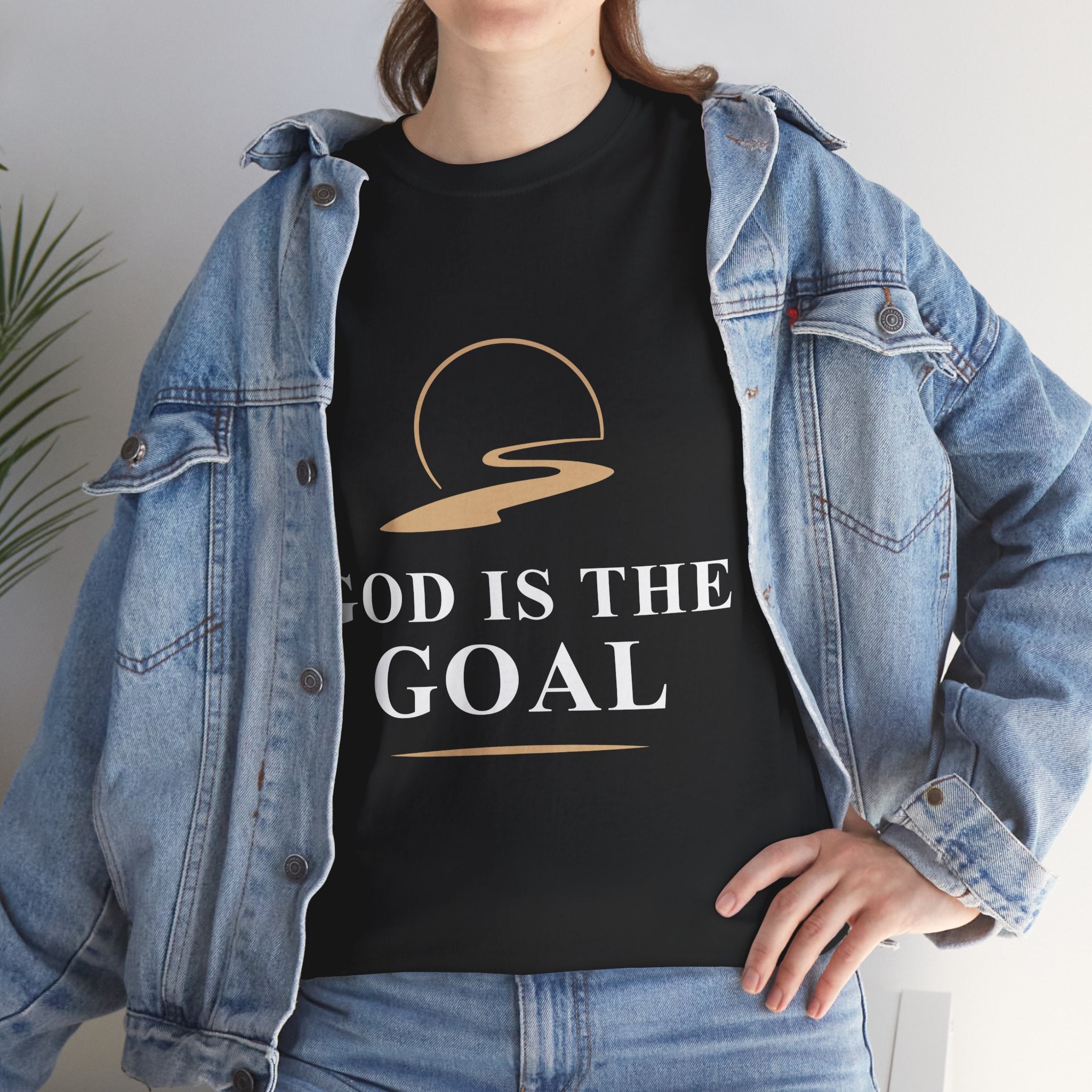 God is the Goal Unisex Heavy Cotton Tee
