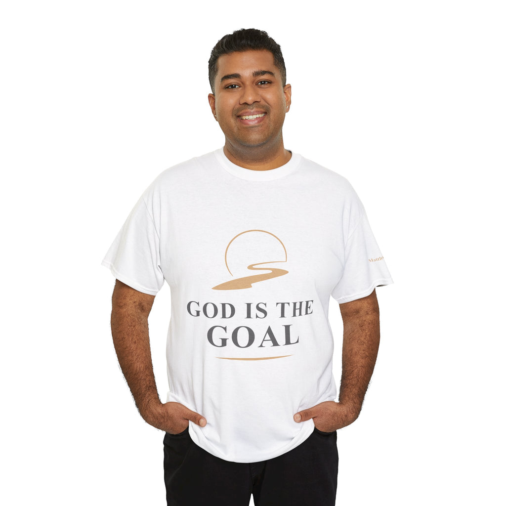God is the Goal Unisex Heavy Cotton Tee