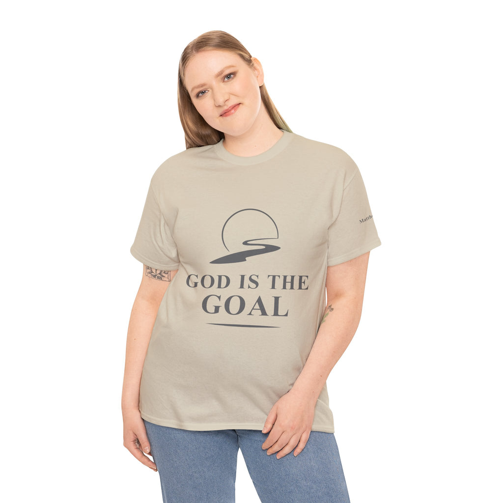God is the Goal Unisex Heavy Cotton Tee