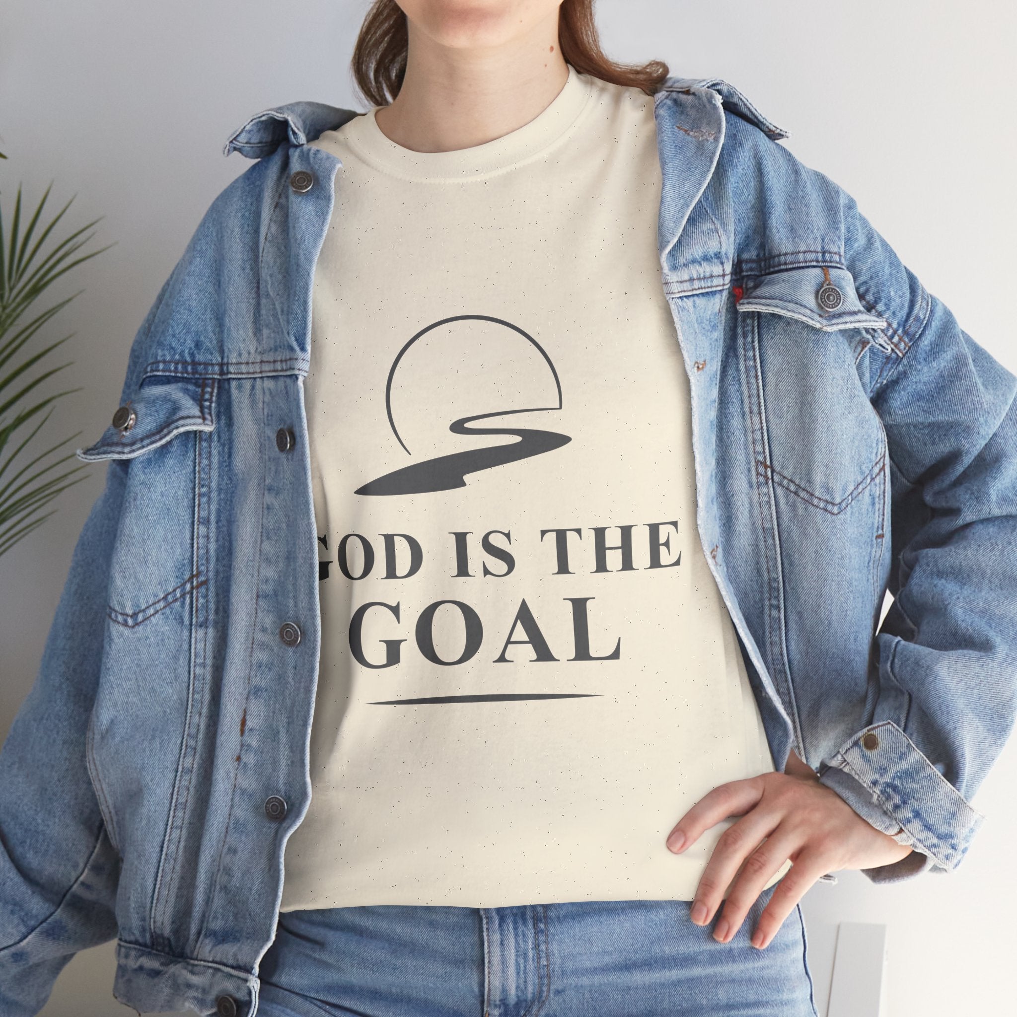 God is the Goal Unisex Heavy Cotton Tee