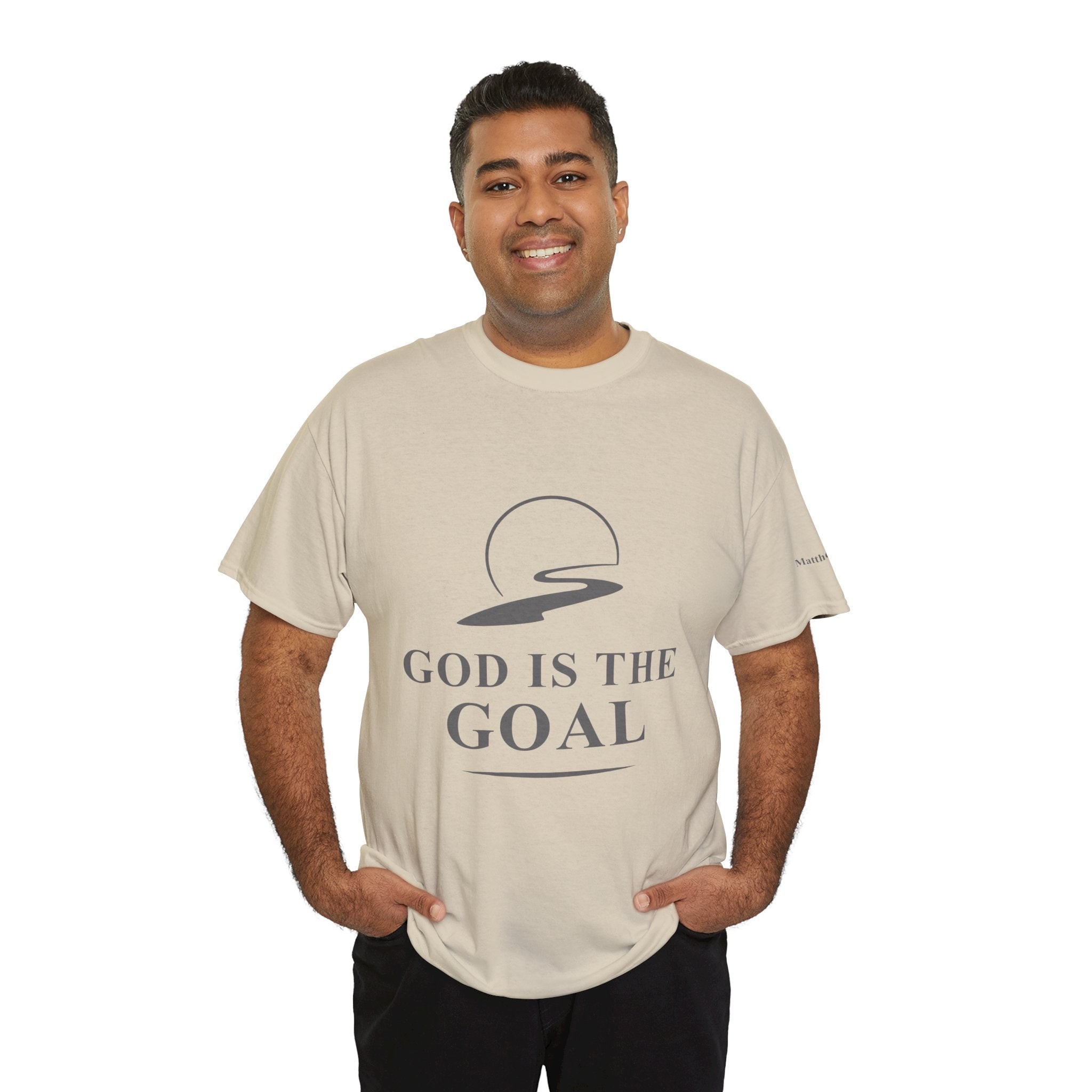 God is the Goal Unisex Heavy Cotton Tee