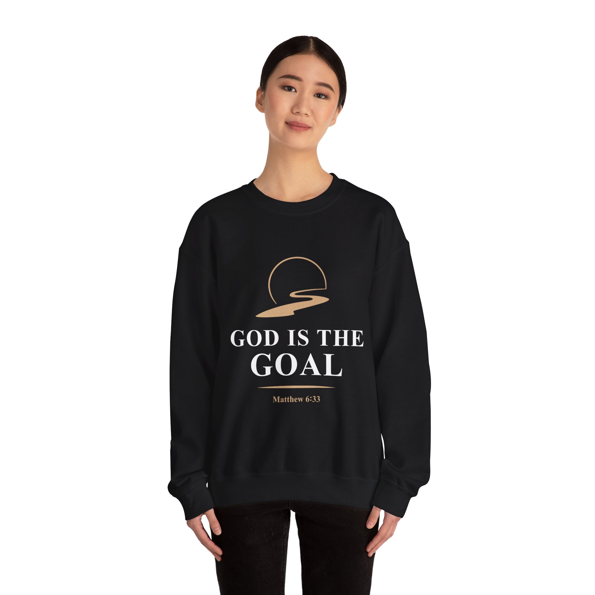 God is the Goal Crewneck Sweatshirt