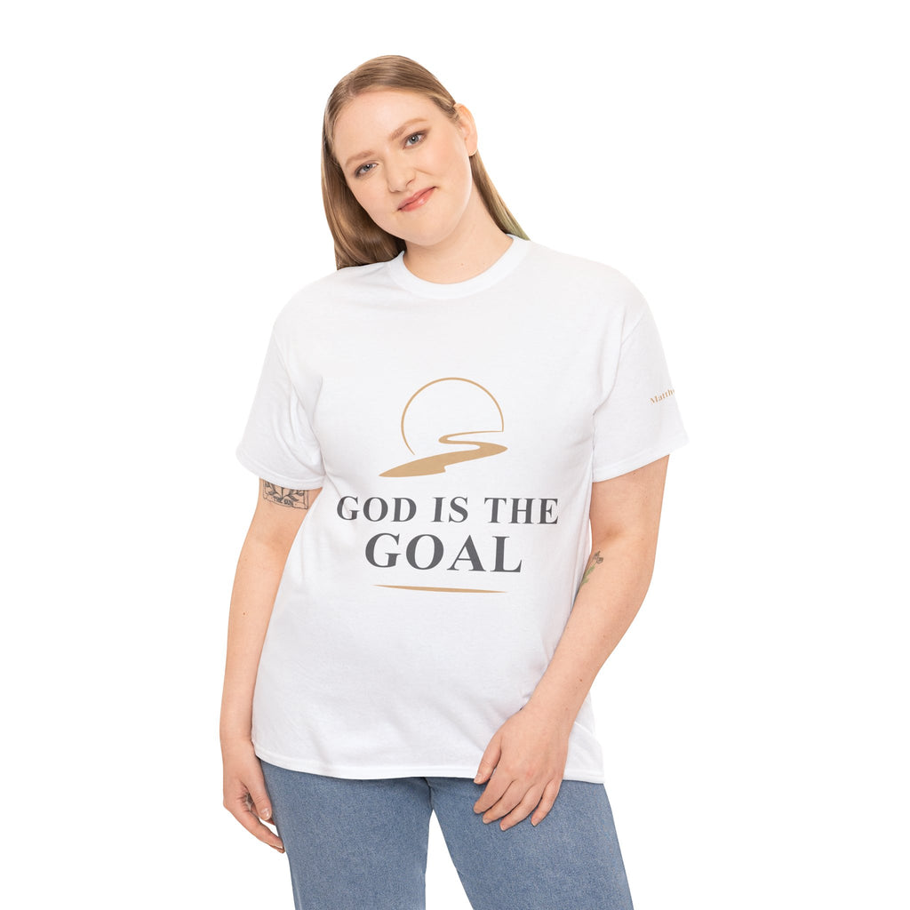 God is the Goal Unisex Heavy Cotton Tee