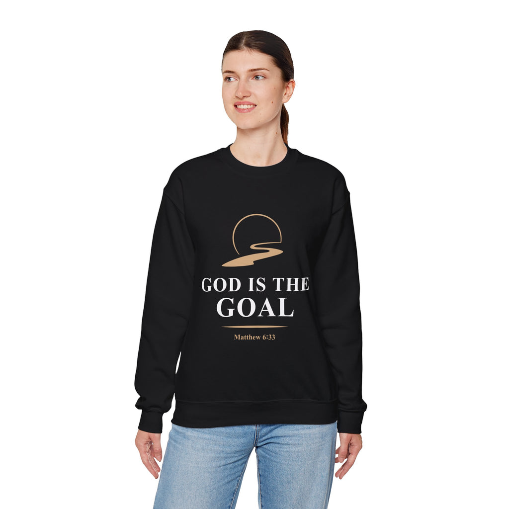 God is the Goal Crewneck Sweatshirt