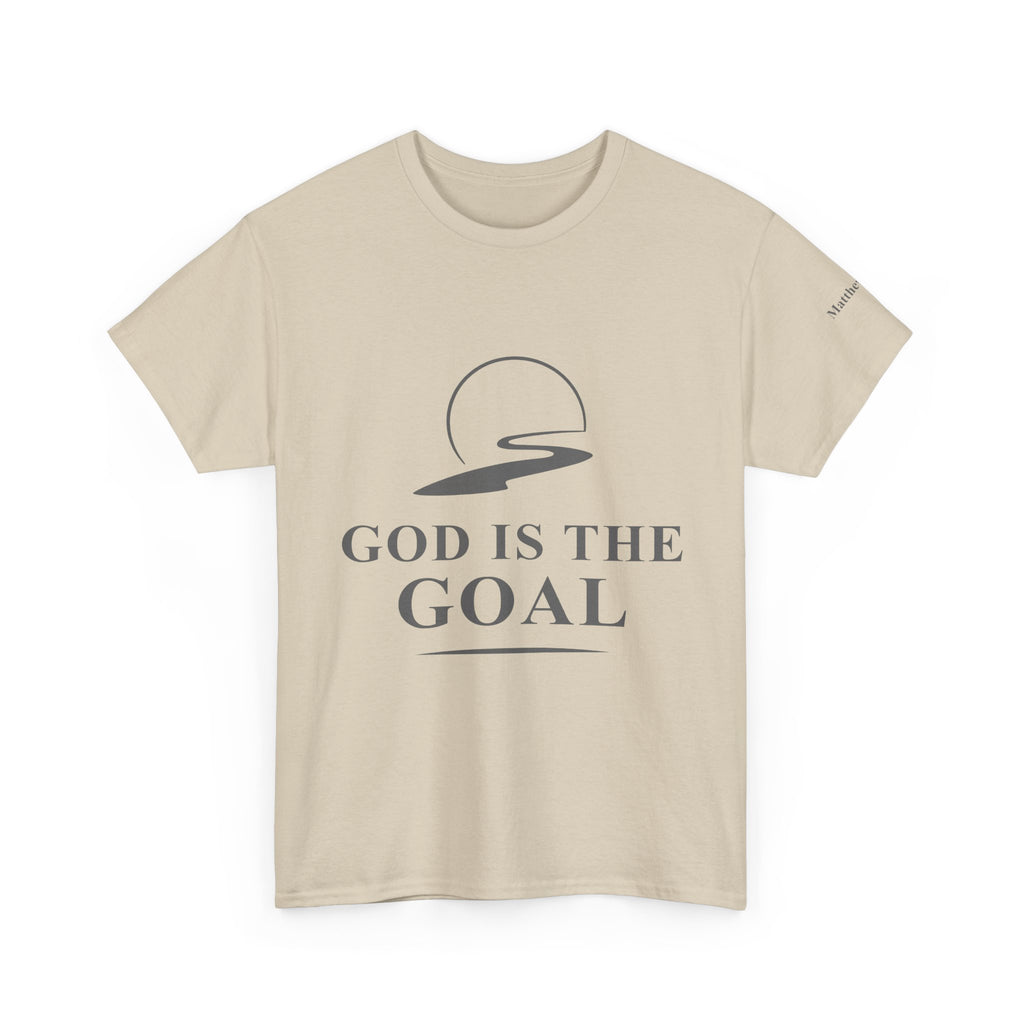God is the Goal Unisex Heavy Cotton Tee