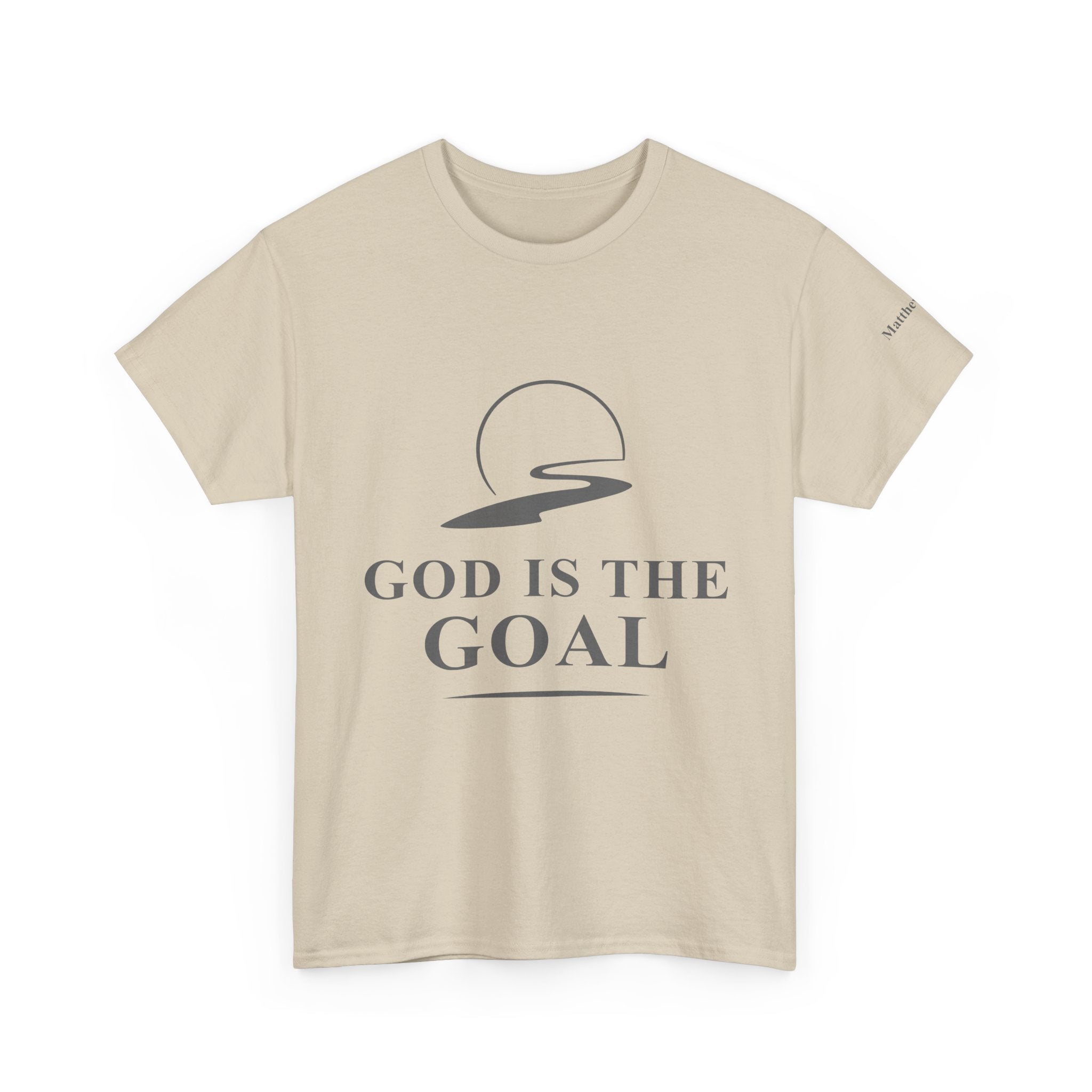 God is the Goal Unisex Heavy Cotton Tee