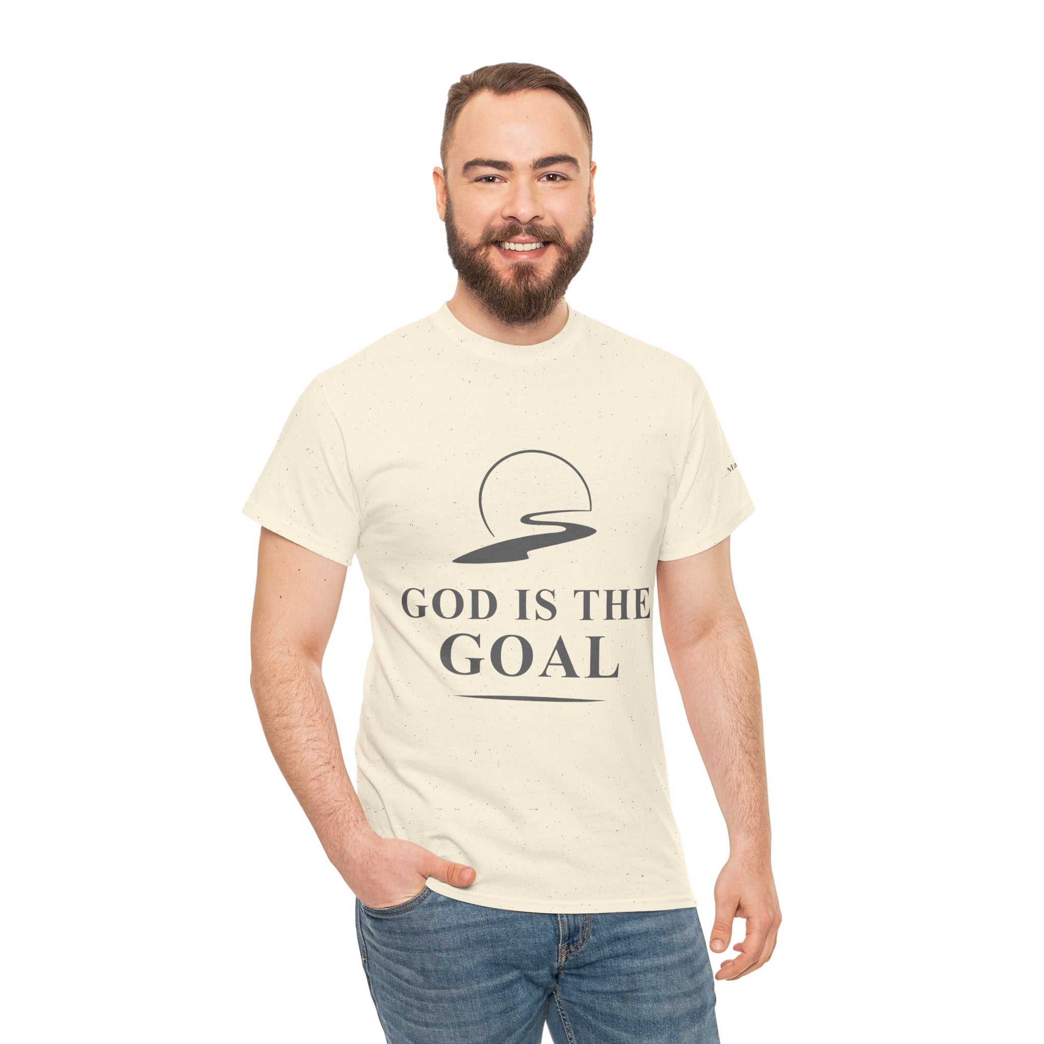 God is the Goal Unisex Heavy Cotton Tee