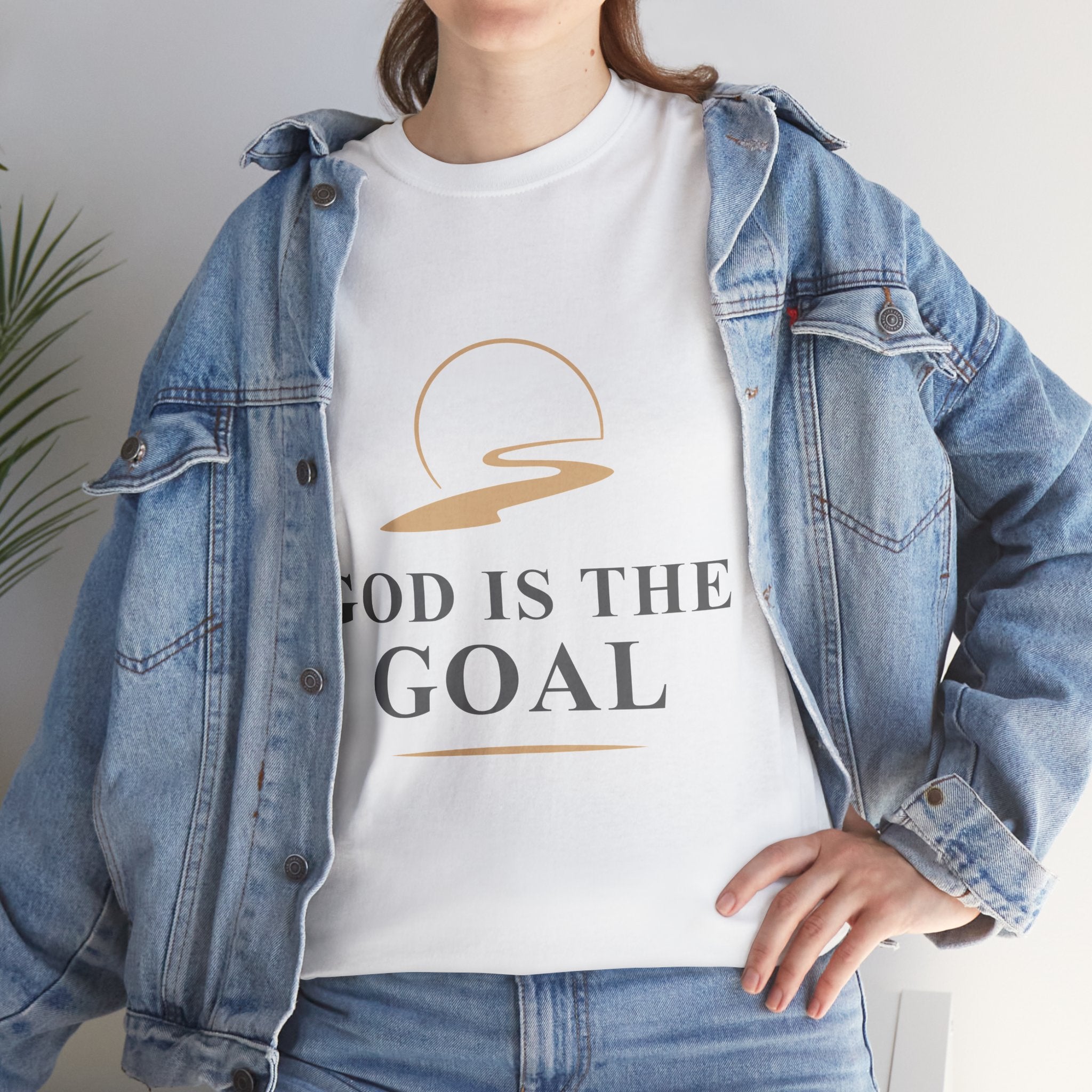 God is the Goal Unisex Heavy Cotton Tee