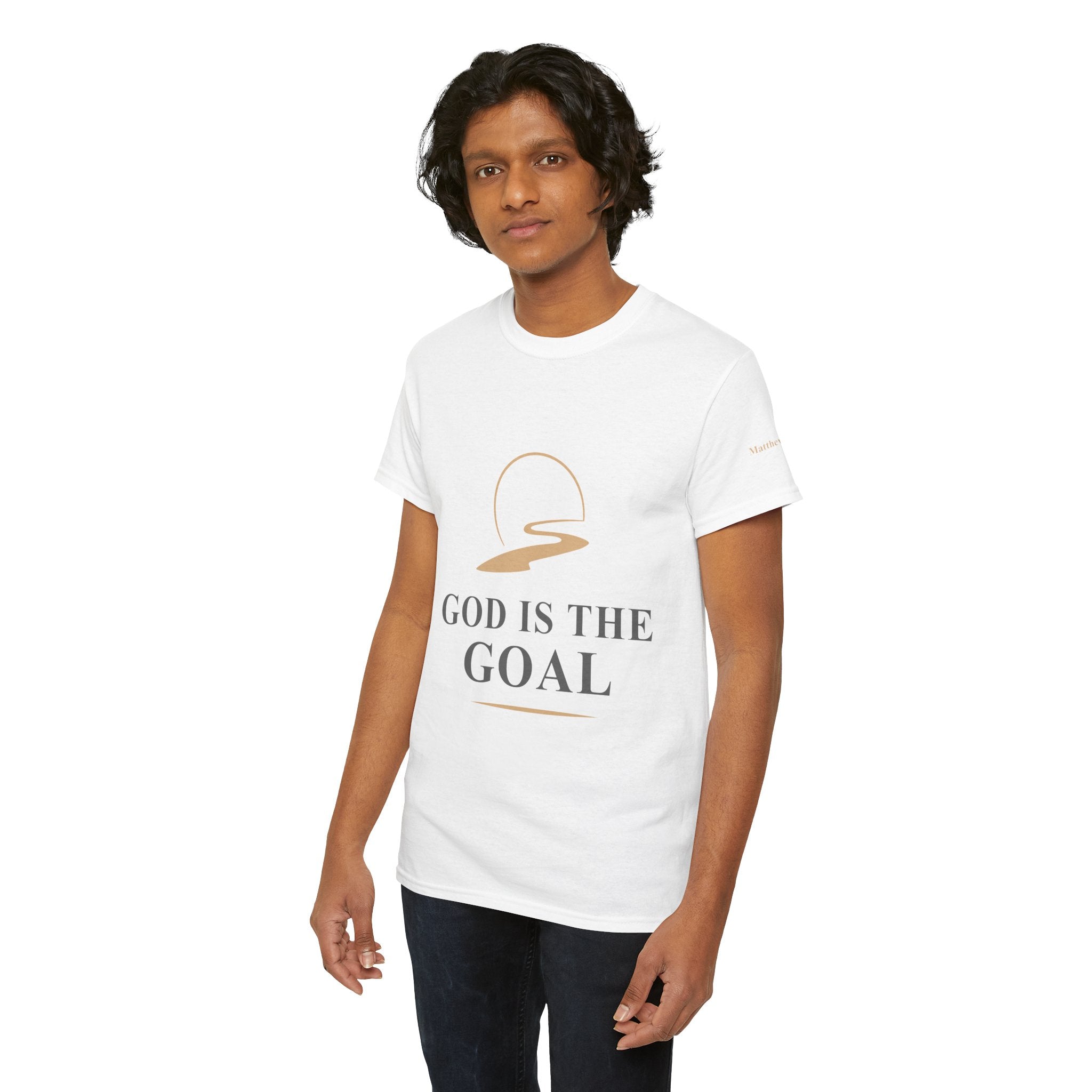 God is the Goal Unisex Heavy Cotton Tee