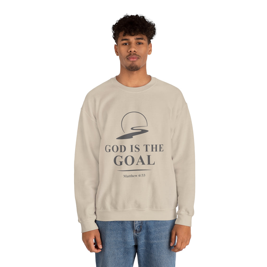 God is the Goal Crewneck Sweatshirt