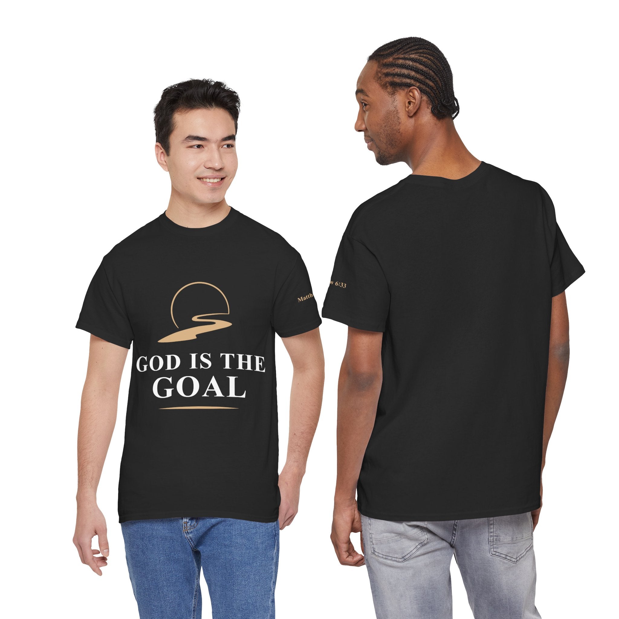 God is the Goal Unisex Heavy Cotton Tee
