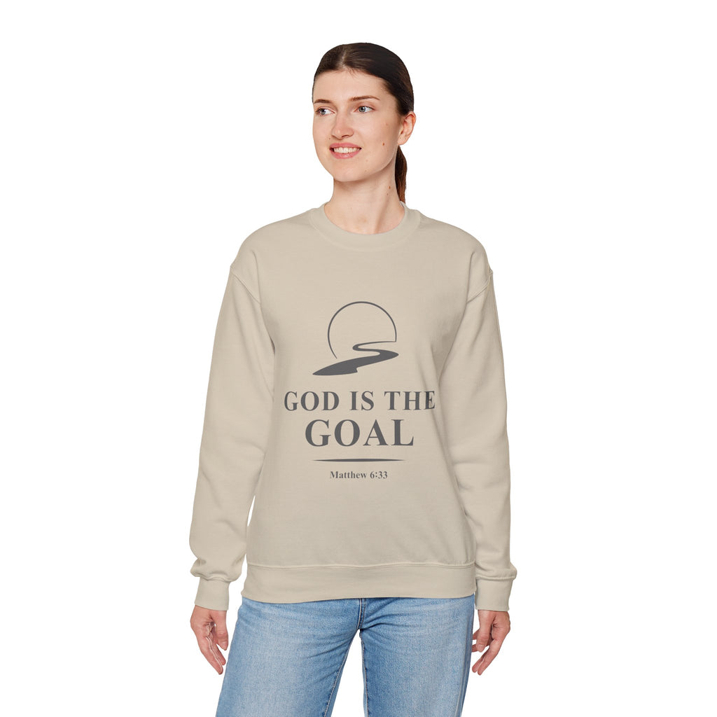 God is the Goal Crewneck Sweatshirt