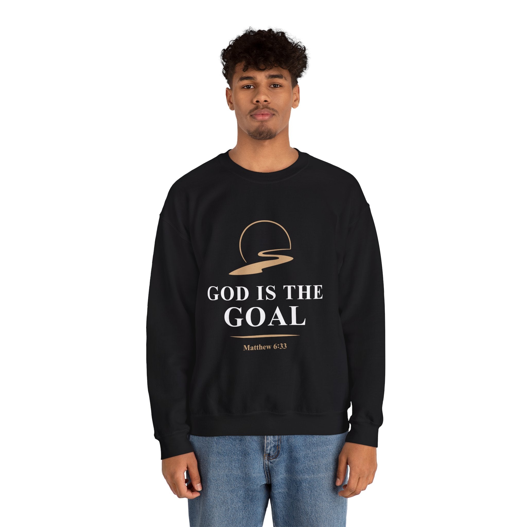 God is the Goal Crewneck Sweatshirt