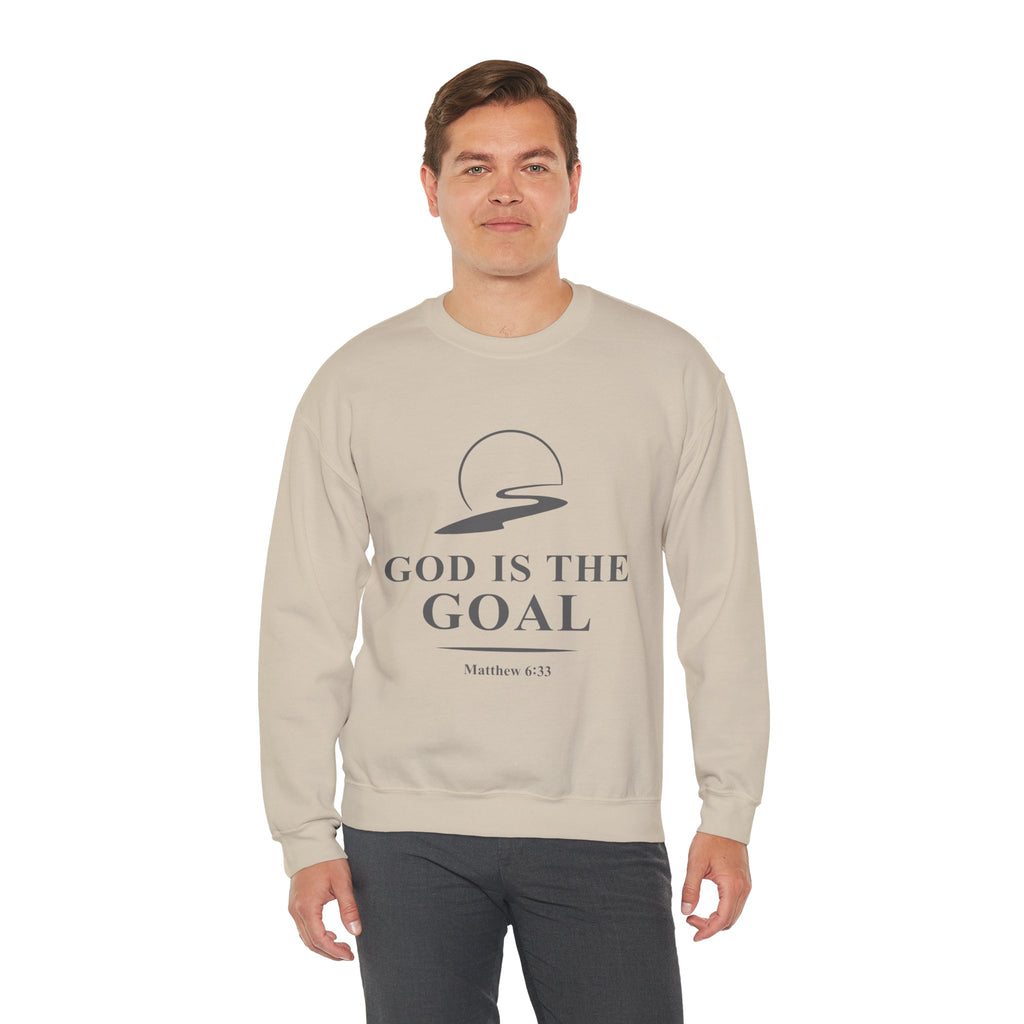 God is the Goal Crewneck Sweatshirt