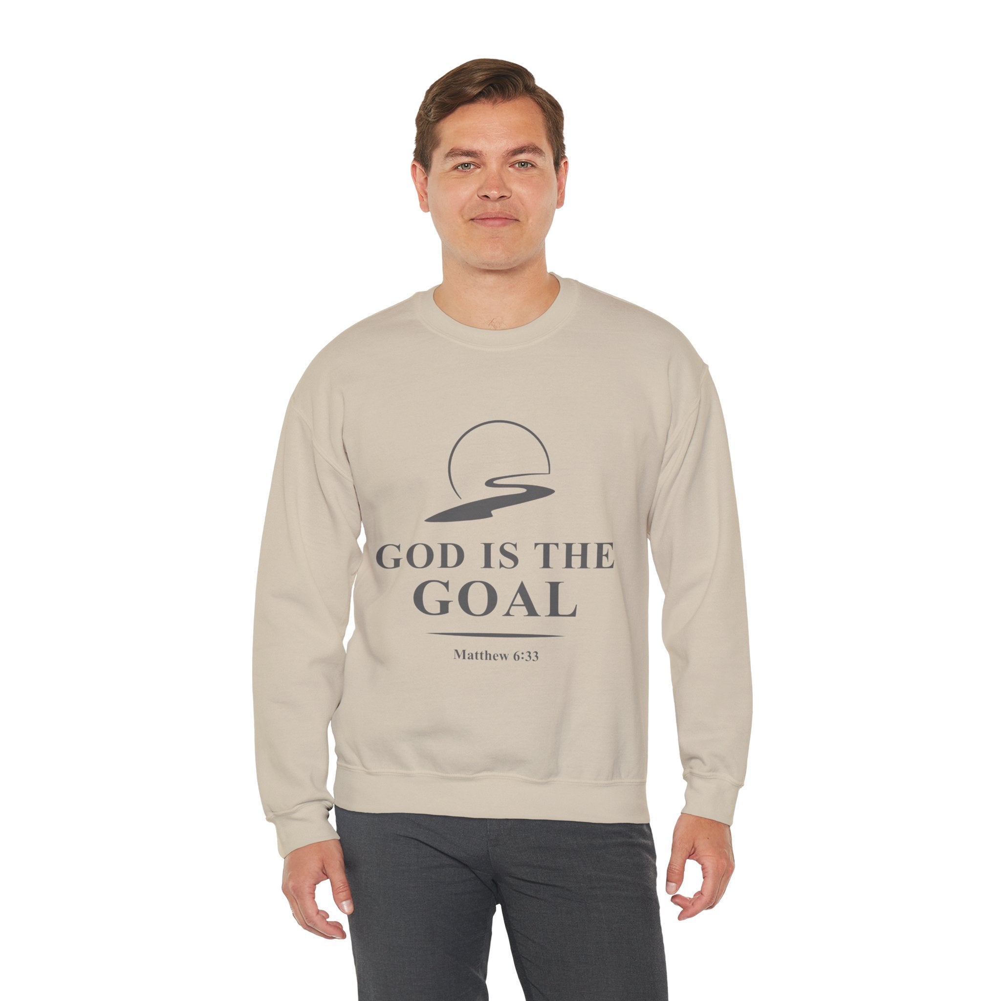 God is the Goal Crewneck Sweatshirt