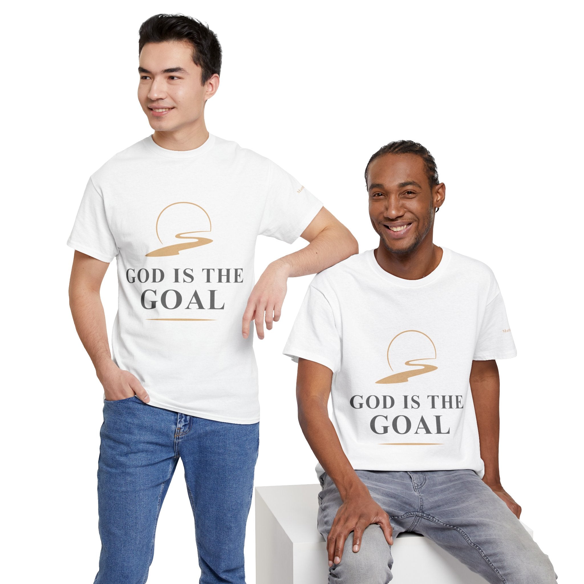 God is the Goal Unisex Heavy Cotton Tee