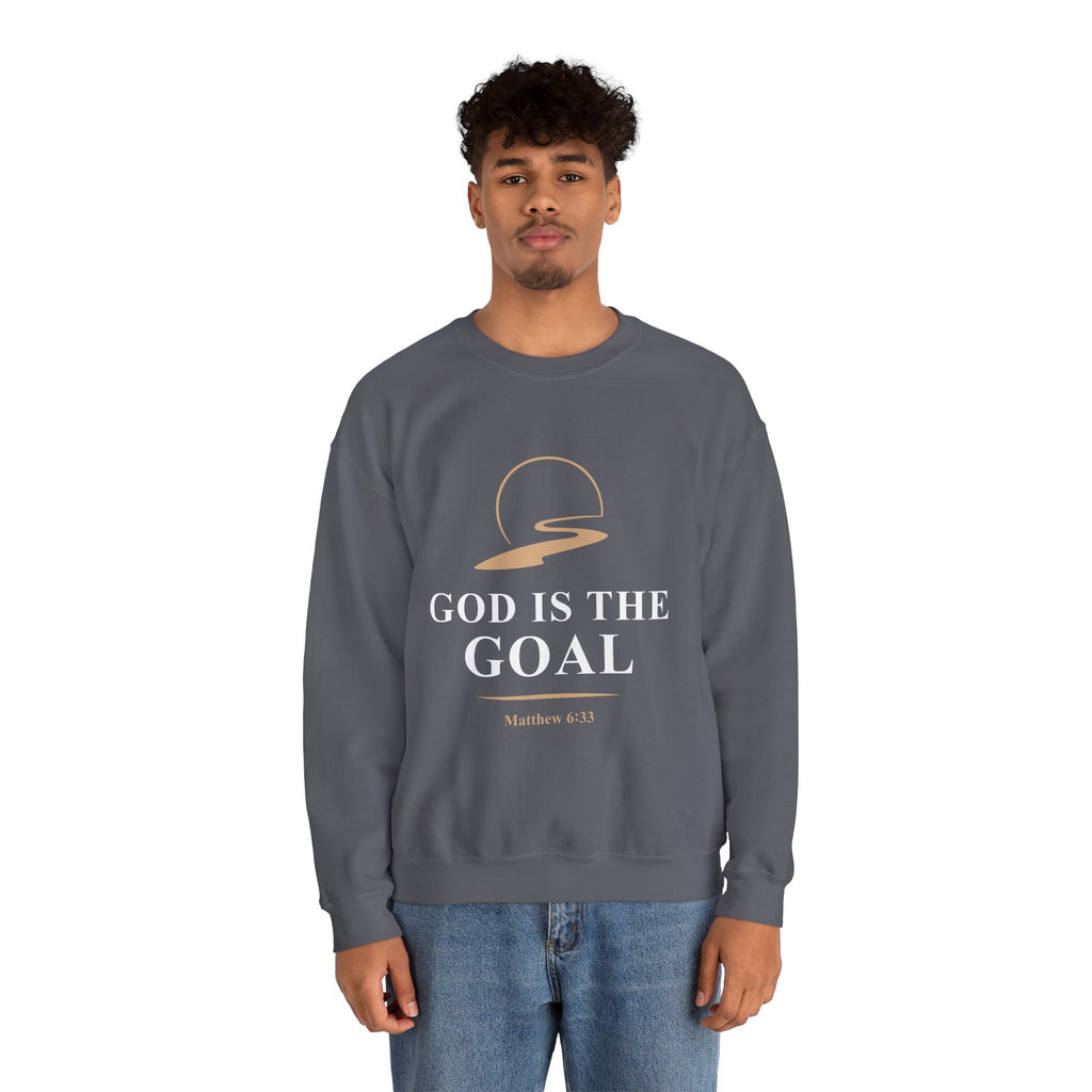 God is the Goal Crewneck Sweatshirt