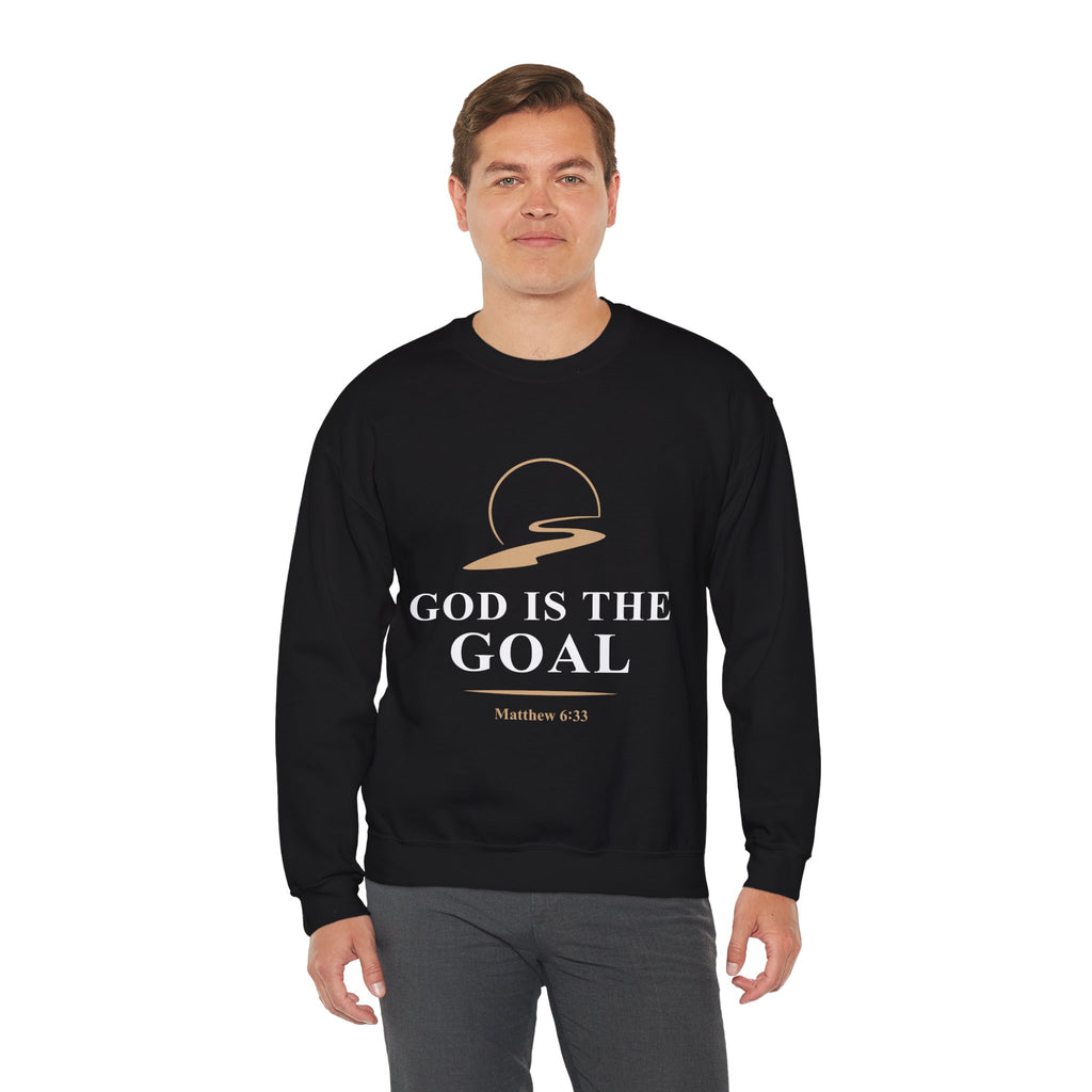 God is the Goal Crewneck Sweatshirt