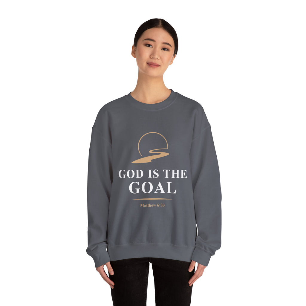 God is the Goal Crewneck Sweatshirt