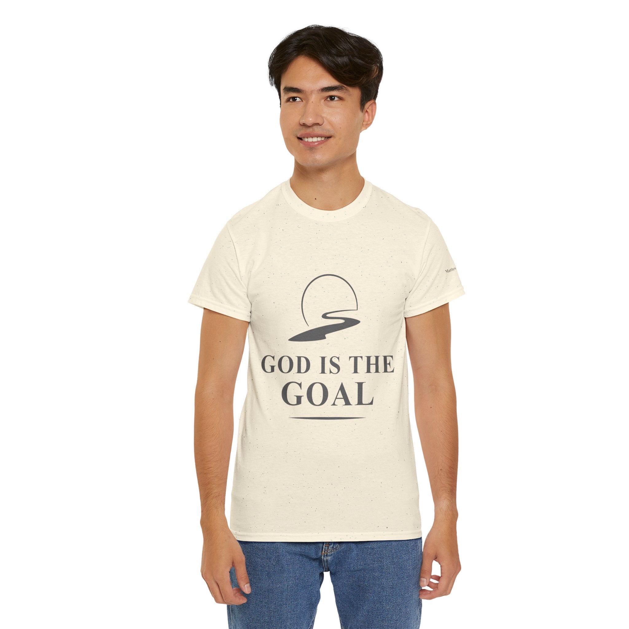 God is the Goal Unisex Heavy Cotton Tee