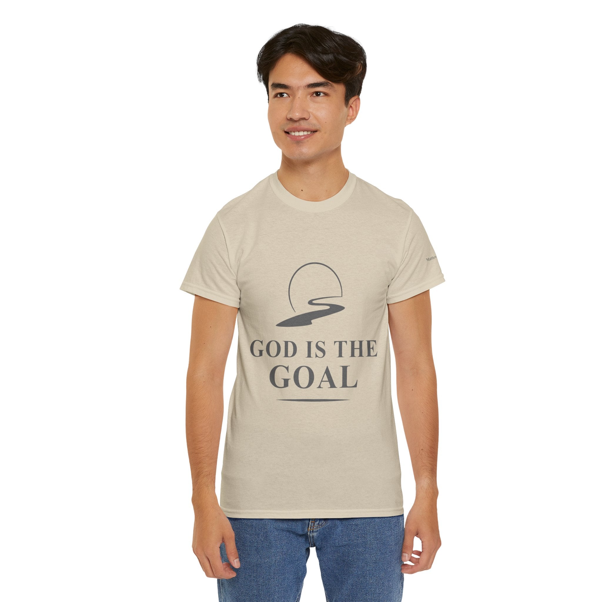 God is the Goal Unisex Heavy Cotton Tee