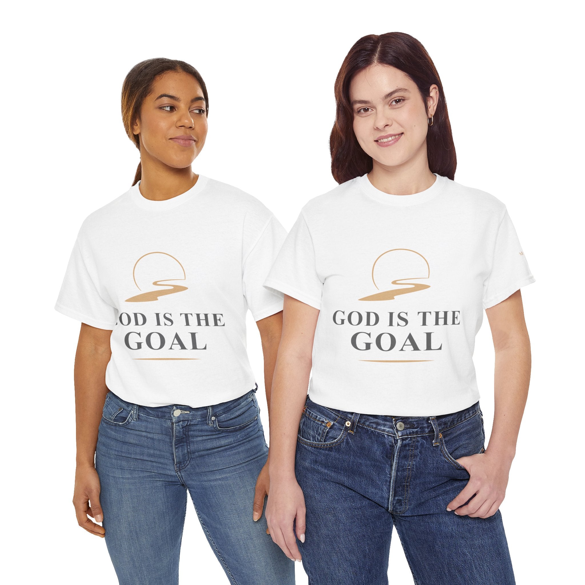 God is the Goal Unisex Heavy Cotton Tee