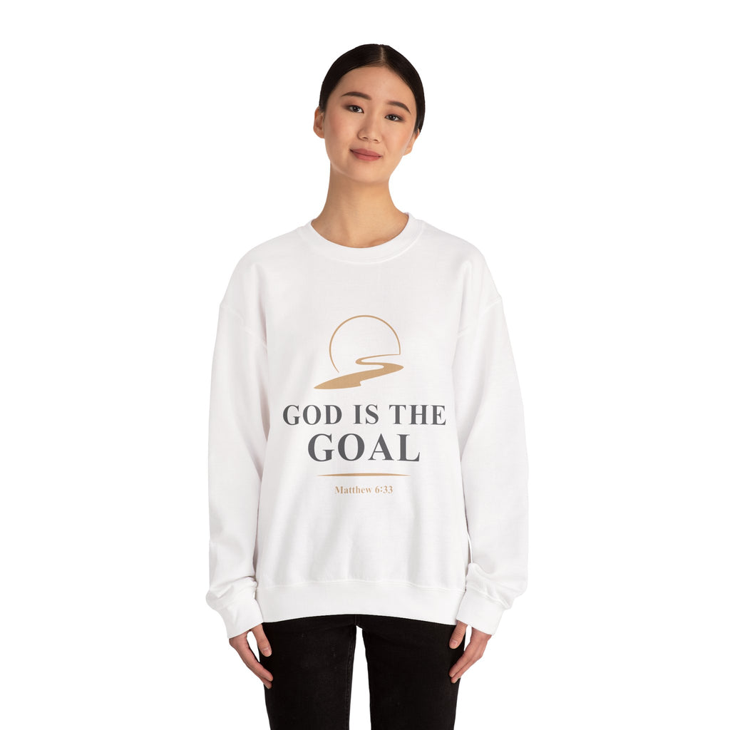God is the Goal Crewneck Sweatshirt