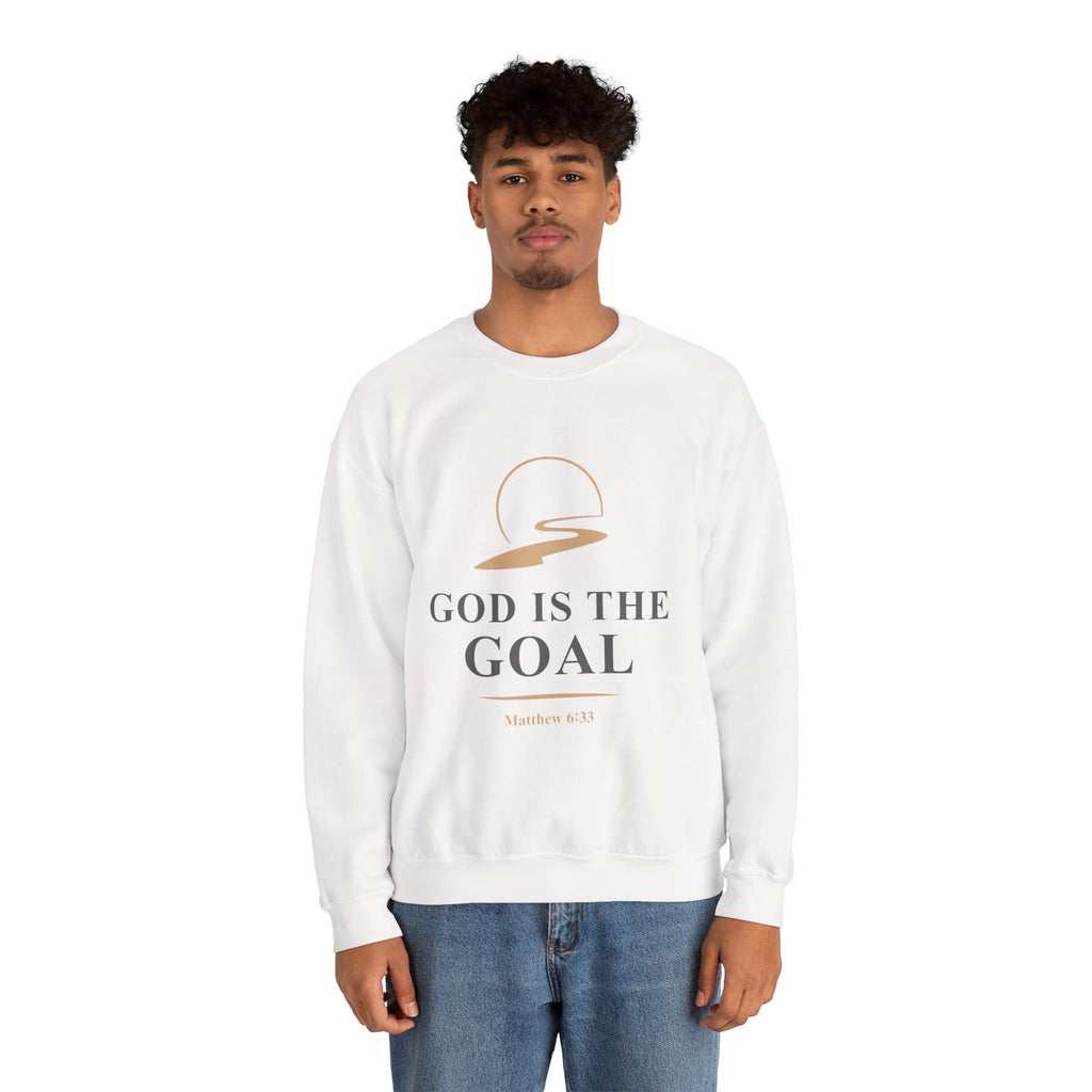 God is the Goal Crewneck Sweatshirt