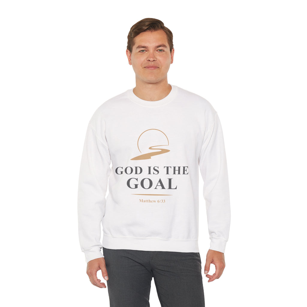 God is the Goal Crewneck Sweatshirt